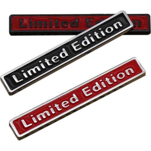 1 Pcs Metal 3D Limited Edition Sticker Universal Car Styling Auto Body Emblem Badge Motorcycle Decal 6.5*1cm