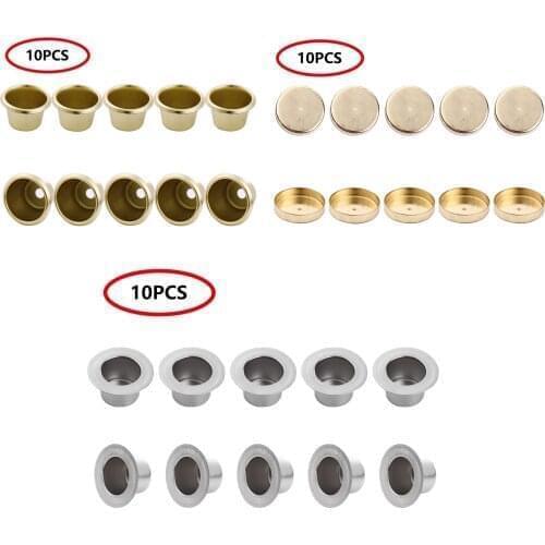 10Pcs Metal Candle Cups Holders Standard Tapered Wax Candles Votive Pegs Brass Candle Holders for Lamp Candle Making Home Decor
