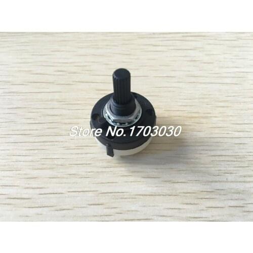 4P3T 4 Pole 3 Position 6mm Shaft Diameter Band Selector Rotary Switch
