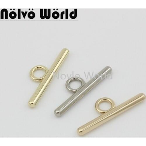 6 pieces, 4 colors 37*12mm, metal OT buckle jewelry connecting rod OT buckle chain connect buckle diy hardware accessories