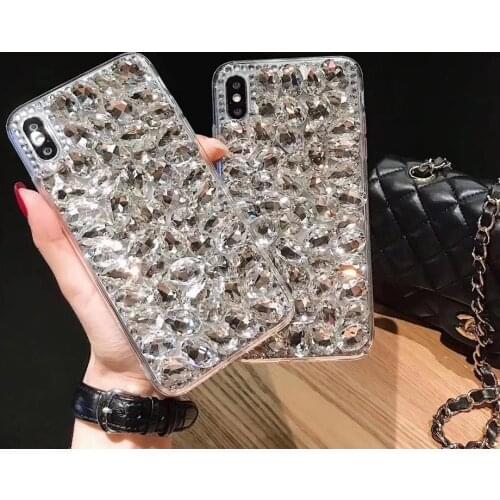 Diamond Bling Case For iPhone 7 8 Plus Crystal Case For iPhone XR XS MAX 11 12 Pro Max Restone Case Special For Gift Girl Case