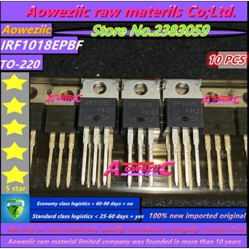 Aoweziic 100% new imported original IRF1018EPBF IRF1018E TO-220 Power MOS FET 79A 60V