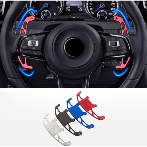 Car Steering Wheel Shift Paddle Cover Extended Paddle Shifter For Volkswagen R line GOLF 7 7.5 GTS GTD Polo Golf Gti Mk7