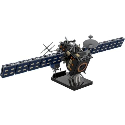 MOC Satellite Signal Reception Rosetta Probe Space Detector Building Block Comet Mar Exploration Machine Brick Toy Children Gift