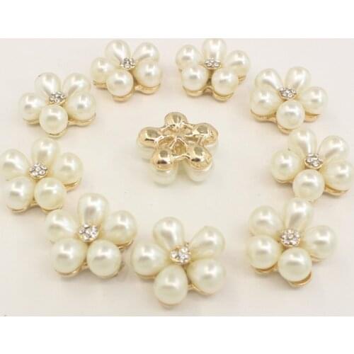 Diancan 21mm Diy Buttons Top Fashion Gem Rhinestones With Metal Upholstery solid Brass Shank Button Clasps For Women Coat 10pcs