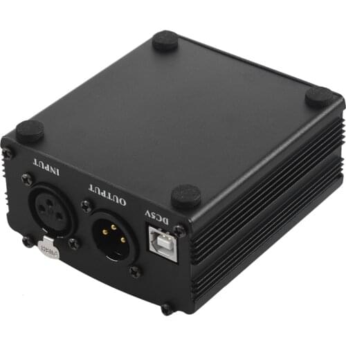 48V USB Phantom Power Supply USB Cable Microphone Cable For Mini Microphone Condenser Recording Equipment-black