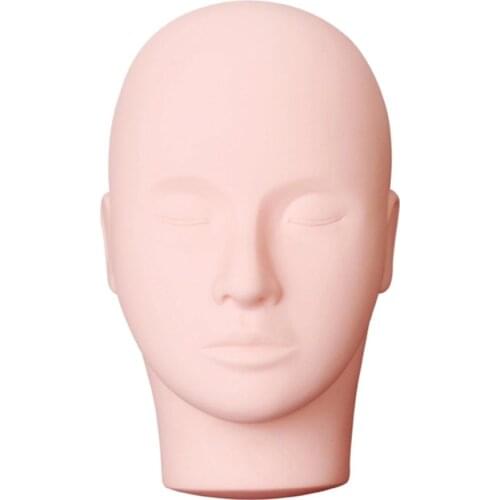 Beauty Make Up Eyelash Practice Manikin Pro Massage Makeup Training Cosmetology Mannequin Doll Face Head Model