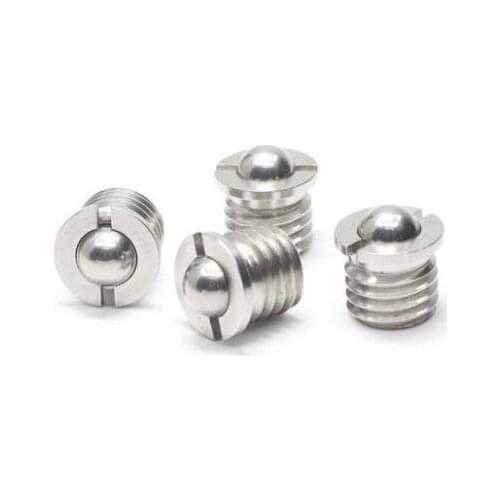 M5 - M16 Flange type screws threaded ball plunger slot bolts buffered spring plungers stainless steel flexible
