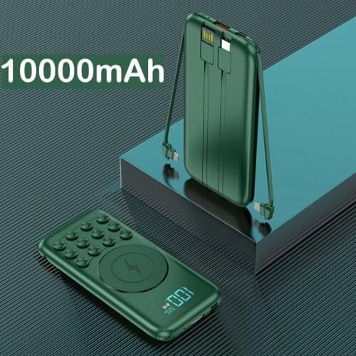 10000mAh Magnetic Wireless Power Bank for Xiaomi iPhone 12 Pro Samsung S20 Poverbank External Battery Wireless Charger Powerbank