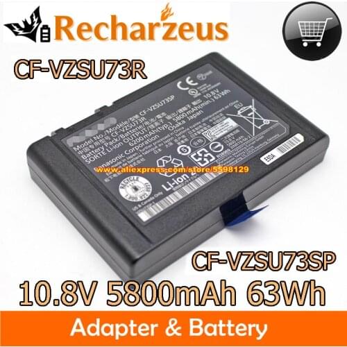 Sunshine 10.8V Black PANASONIC Li-ion Laptop Battery 5800mAh 63Wh CF-VZSU73U Vas6160a For Toughbook CF-D1 Mk2 Battery