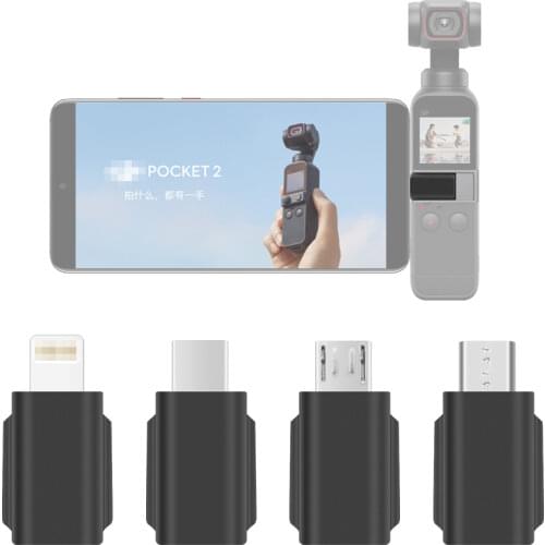 For DJI Pocket 2 Positive Reverse Android Smartphone Adapter Connector Converter Micro USB Interface Gimbal Accessiories