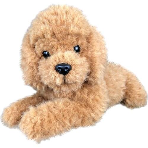 Realistic Plush Toy Dog Labradoodle Dog Plush Stuffed Animal Lifelike Plush Toy Soft Stuffed Animal Dolls Children Birthday Gift