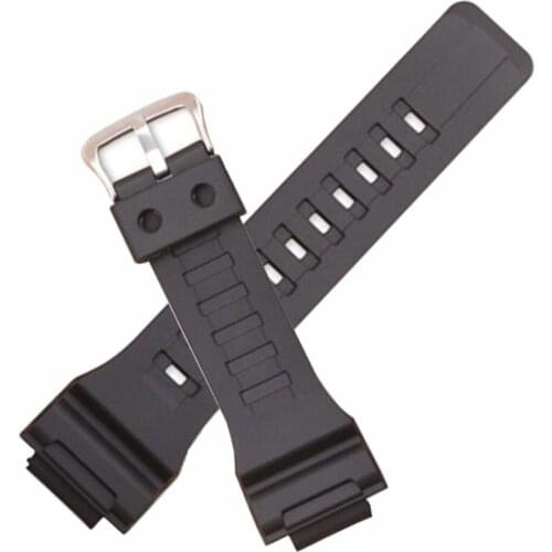 Resin watch strap Silicone Rubber watchband wristband watches band for casio AQ-S810W/AEQ-110W/W-735 18mm bracelet watch