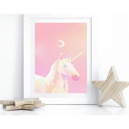 Modern unicorn Poster Sexy Poster Decorativo Wall Print Wall Painting Living Room Creative Home Decoration