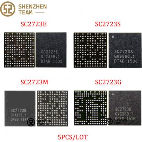 SZteam 5Pcs/Lot PMIC SC2723 SC2723E SC2723S SC2723M SC2723G For Power Supply IC SAMSUNG G355H J110H J200H G361H G318HZ G531H