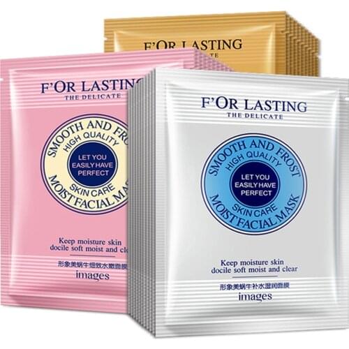 Snail Facemask Water Moisturizing Hydra Tender Moisturizes Nourishment Facial Care Oil-control Whitening