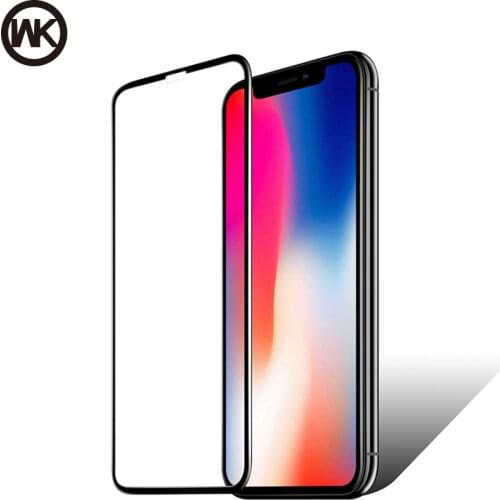 WK DESIGN 3D 9H Full Cover Tempered Glass Screen Protector for iPhone 6 6S 7 8 Plus X Ultra-thin Full Protective Toughened Film