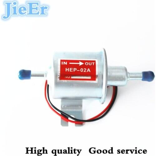 24V Diesel Petrol Gasoline 12V Electric Fuel Pump HEP-02A low pressure fuel pump for carburetor, motorcycle , ATV
