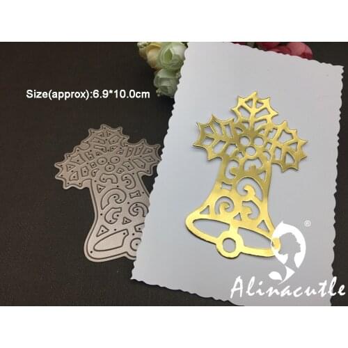 AlinaCraft METAL CUTTING DIES christmas jingle bell Scrapbooking paper craft card album punch stencil art cutter die cut