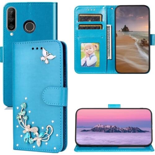 Case For Huawei P30 lite P40 Pro P Smart 2021 Z Flower wallet Flip Phone Cases Honor 20 20e 20s 30 30i 9X 9A Magnet Book Cover