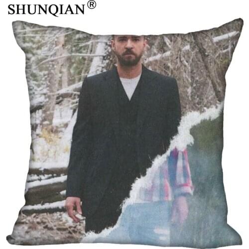 Justin Timberlake Pillowcase Square Zippered Home Decorative Pillow Cover Wedding Custom Gift For Two Sides Printed