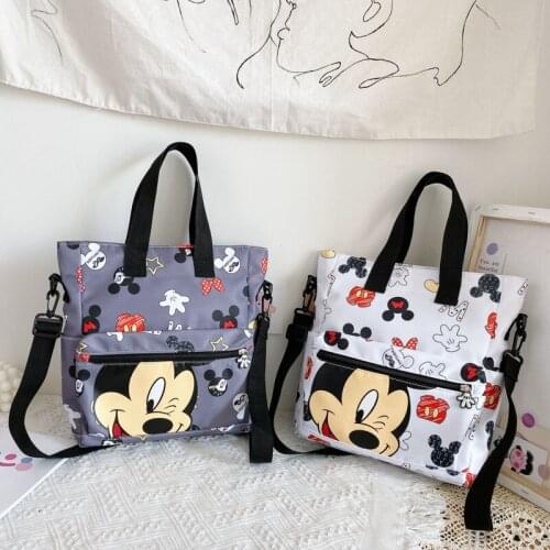 Disney Mickey mouse Childrens messenger bag fashion classic cartoon large-capacity Tuition package shoulder handbag travel bag