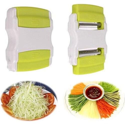 Home Kitchen Tool Double Ended Vegetable Cutter Potato Carrot Peeler Fruit Slicer