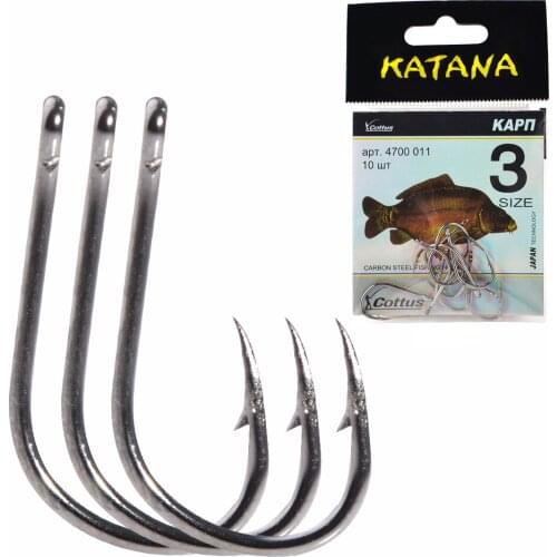 FTK Barbed Fishhook 10PCS/LOT Size3#-Size12# Fishing From Japan Fish Anzol Hook Jig Carp Feeder Fishhooks Fishing Tackle