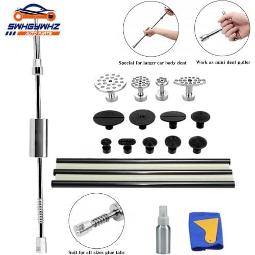 Auto repair tool paintless dent puller car removal tool Slide Hammer Puller Tabs Suction Cup Hand Tools Kit