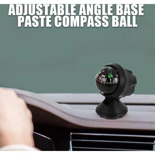 Pocket Mini Car Compass Multifunction Outdoor Universal Car Compass Camping Hiking Tool