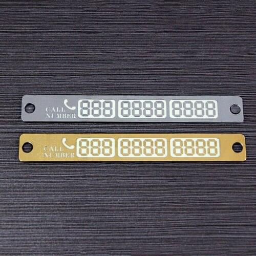 Temporary parking card night light suction cup number card for Citroen C-Quatre C-Triomphe Picasso C1 C2 C3 C4 C4L C5 Elysee