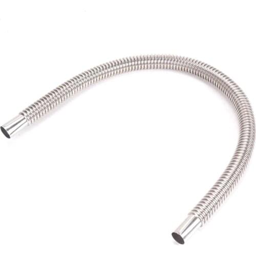 60CM Stainless Steel Corrugated Pipe Round Car Air Parking Heater Metal Tube Tank Diesels Heater Exhaust Pipe Car Accessories