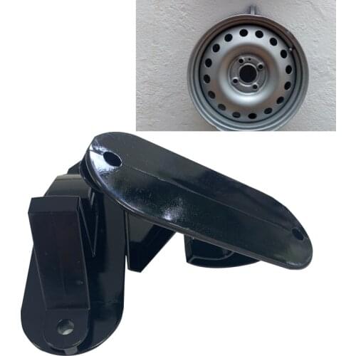 Retail 2 Pcs Tire Wheel Rim Hub Hook ABS Holder Shop Display Stand Rack Wall Mounted Racing Hook Max. 22
