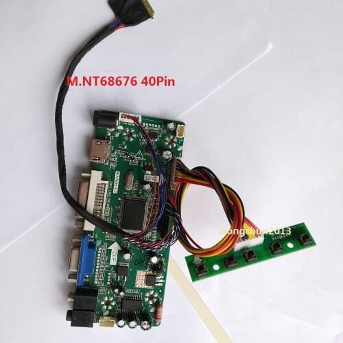 Kit For N140BGE DVI Audio 14" LVDS 40pin Panel Screen 1366X768 Controller driver board HDMI DIY LCD LED VGA 2019 Driver