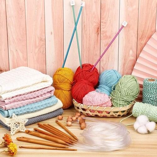 23PCS Tunisian Crochet Hooks Set 3-10mm Cable Knitting Needle Comfortable To Hold, Flexible To Use, Various Colors Of High Grade