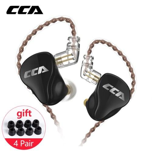 CCA CA16 1DD+7BA Hybrid Drivers HIFI Monitoring Earphone Headset In Ear Earphone with 2PIN 0.75 3.5MM Connecter CCA C12 C16 ZSX