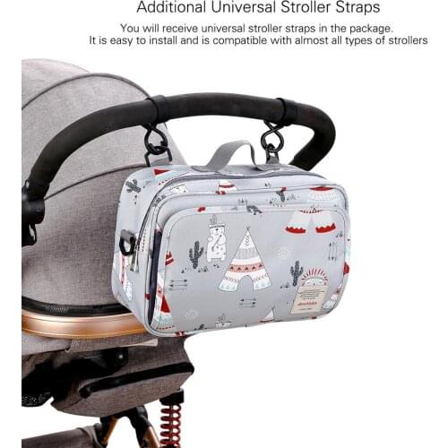 New Style Waterproof Diaper Bag Large Capacity Mommy Travel Bag Multifunctional Maternity Mother Baby Stroller Bags Organizer