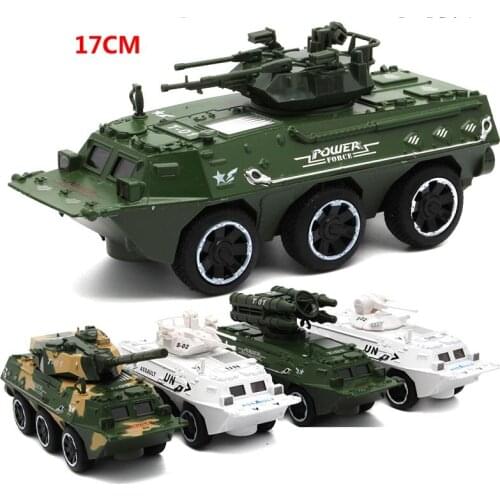 New 2020 Mini Kawaii 17cm Metel Tank Model With Sound and Light,Back to the Future Simulation Military Armored Vehicle A310