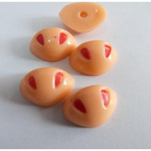 13x18mm animal flat toy nose plastic nose for diy puppet doll findings
