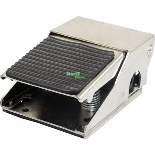 PT 1/4" Nonslip Rubber Momentary Foot Control Pedal Operated Air Valve Switch