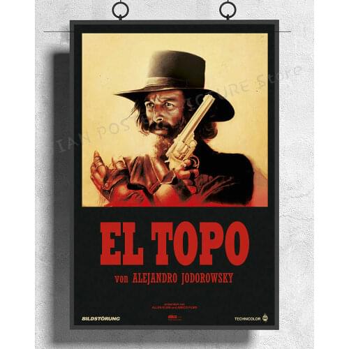 NJ582 EL TOPO Movie RARE European Version Alejandro Jodorowsky Wall Sticker Silk Poster Art Home Decoration