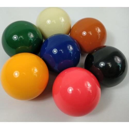Free shipping 2pcs/lot colorful Resin 52.25mm snooker balls sold by single ball Pool Billiards accessories