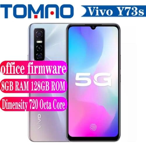 New Vivo Y73s 5G SmartPhone Dimensity 720 Octa Core 8GB RAN 128GB ROM 48.0MP Triple Rear Android 10 18W 4100mAh Big Battery
