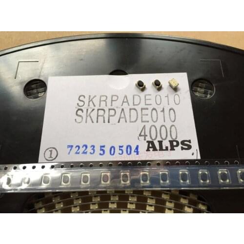 Japan ALPS SKRPADE010 Patch 4 Foot Touch Fretting Key Switch 3*4*2.5 Black Key