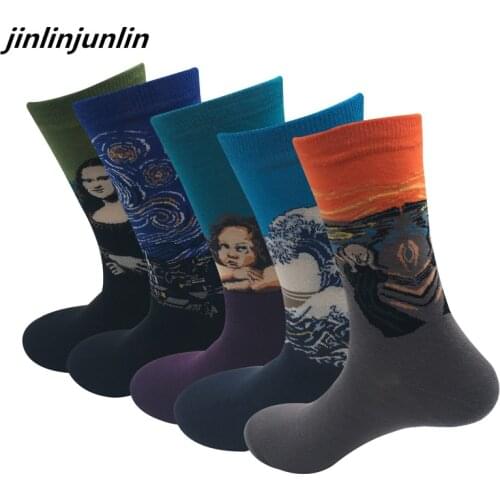 2020 Socks mens fashion fun sock style happy socks, the latest trend of mens cotton socks No gift box