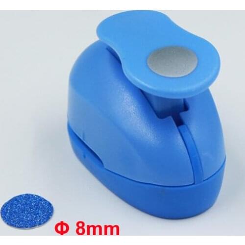 8mm Circle Snowflake Flower paper cutter craft punch perfurador scrapbooking round punch for kids furador diy puncher embossers