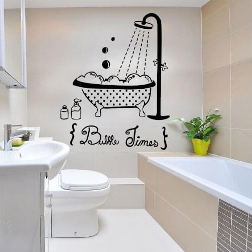 Kids Bathtub Shower Cartoon Sticker Wall Vinyl Sticker Decal Waterproof Bathroom Decoration Removable A001848