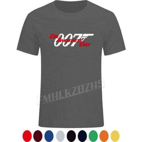 Die Another Day James Bond 007 Agent Movie Men T-Shirt High Quality Fashion Brand T Shirt, Cotton Clothing Short Sleeve tee T261