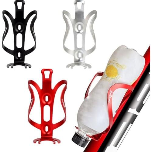 MTB Bicycle Water Bottle Cage Bicycle Bottle Aluminum Kettle Bracket Drink Water Bottle Rack Cycling Amphora Rack Kettle Holder