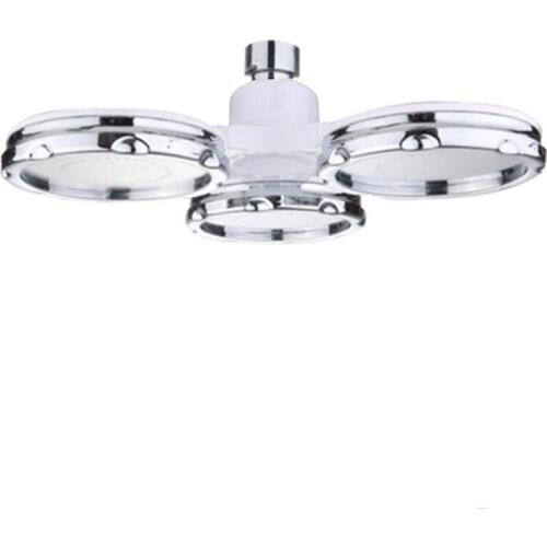 Bathroom Massage Shower Head High Pressure High Power Three Head Stainless Steel Pressure Boost Shower Shower Faucet Accessories